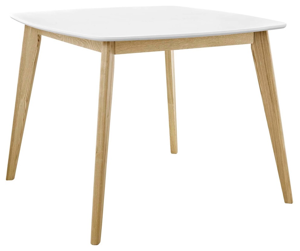 Modern Contemporary Urban Living Design Dining Room Dining Table, Wood