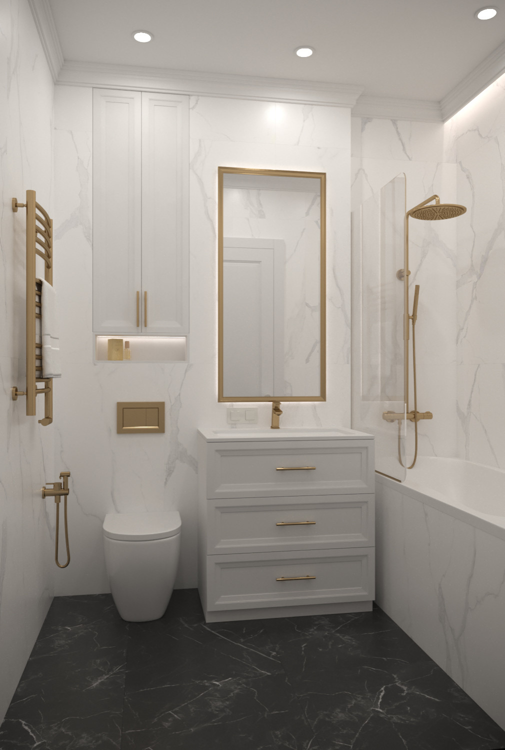 ЖК Голден Сити, 1 к.кв. в неоклассике