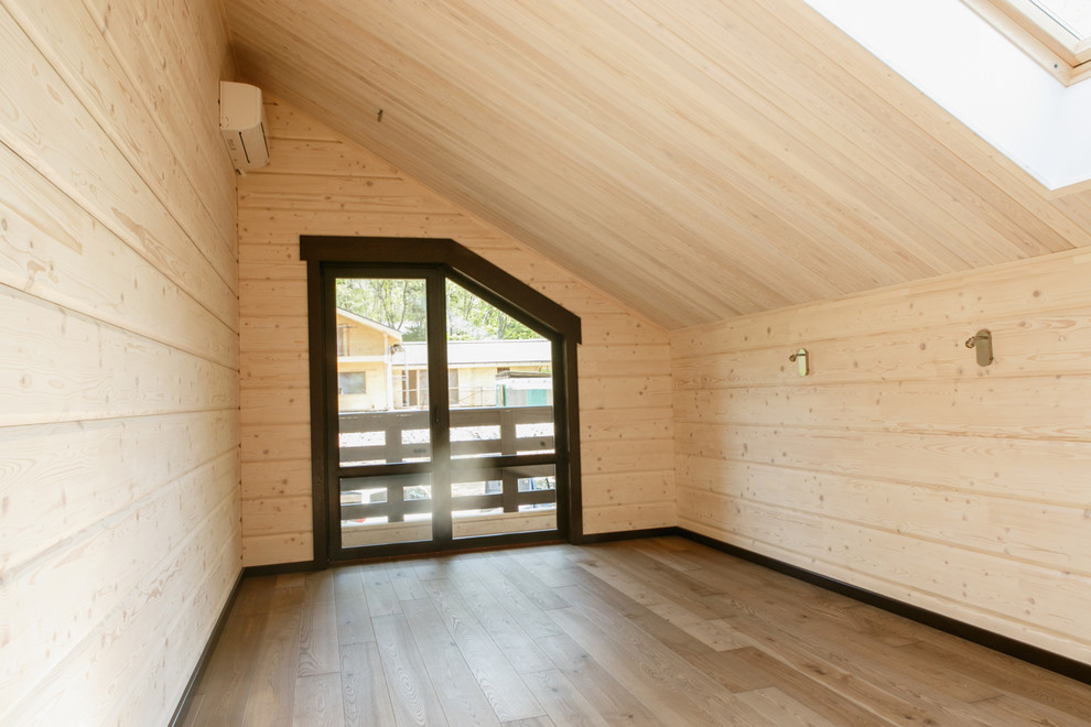 Интерьер дома из клееного бруса