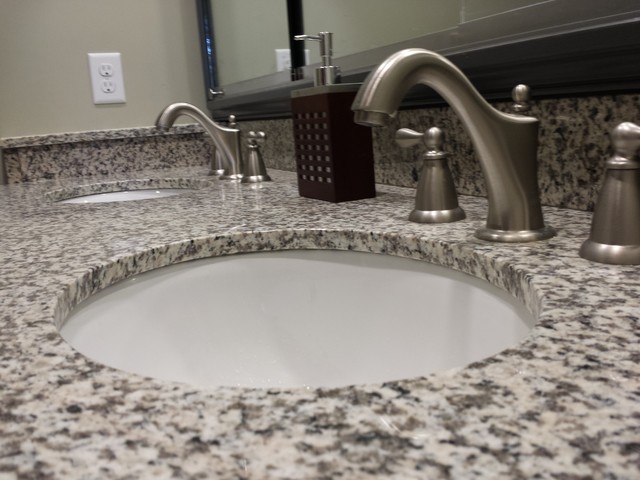 Tiger Skin Granite Countertops Modern Bathroom Cedar Rapids