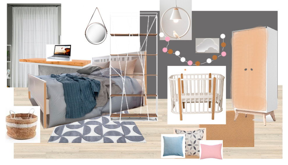 Комната родителей и ребенка до года