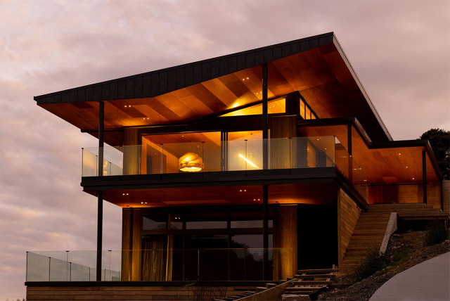 Matapouri, Northland modern-fasad
