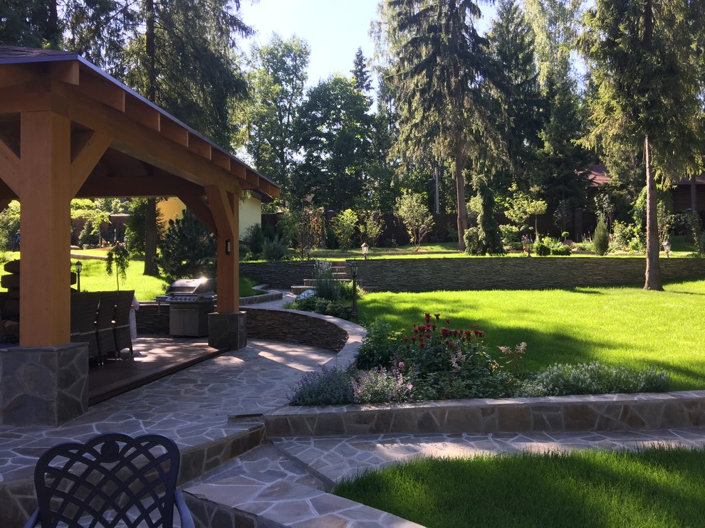 Ландшафтный дизайн участка 45 соток, КП Дубровка, МО