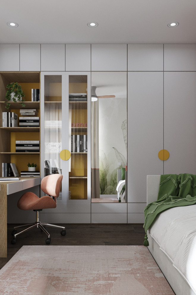 ЖК Серебряный парк, современный интерьер с элементами Эко-стиля