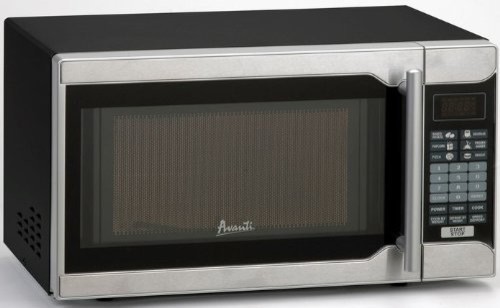 0.7CF 700 W Microwave Bk SS Oven Broiler