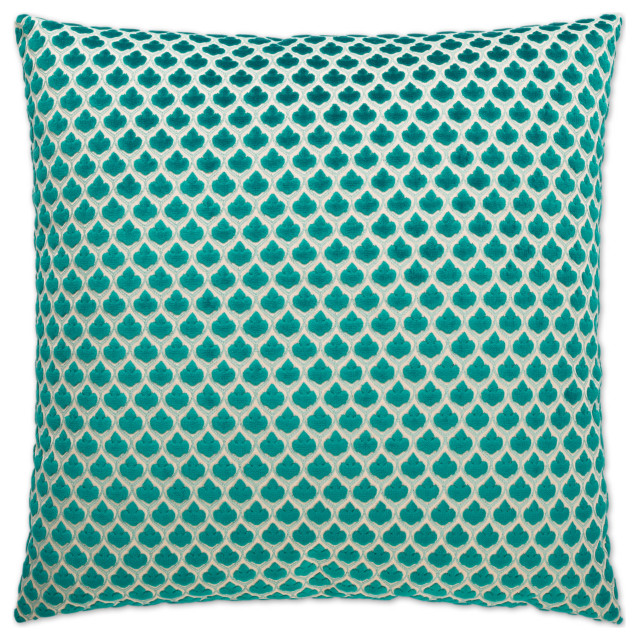 Canaan Company Posh Turquoise Accent Pillow 2355T Contemporary