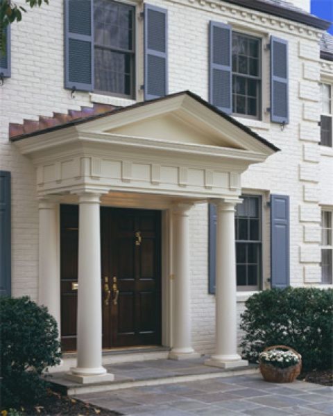 Front Door Pillars Traditional Exterior Dc Metro By