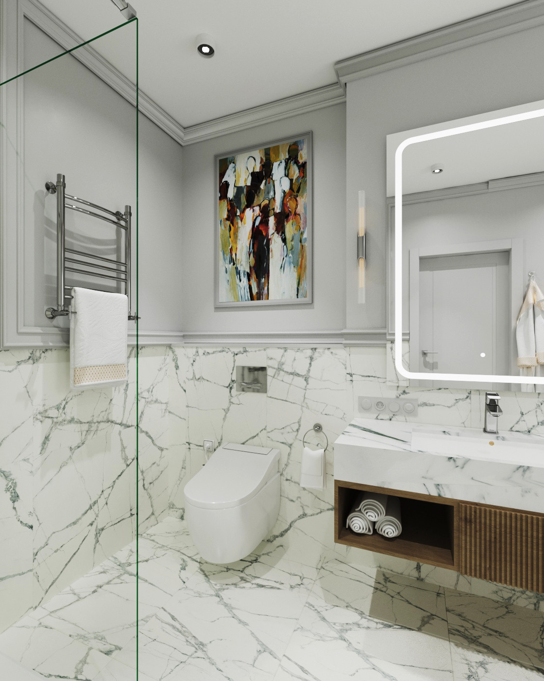 Гостиница ванная комната