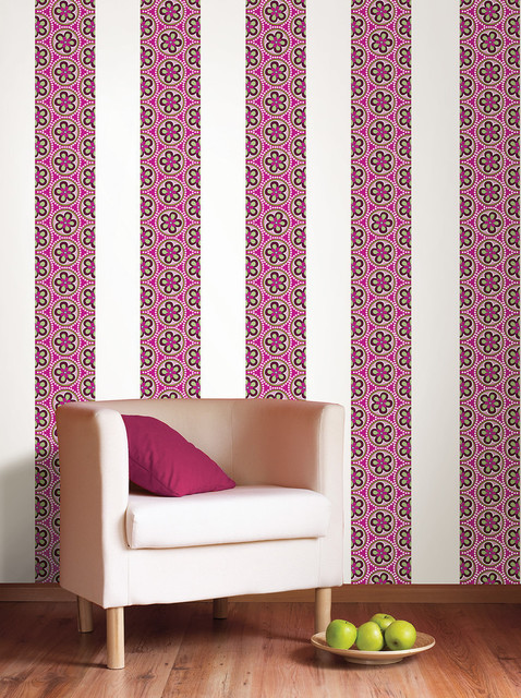 Very Berry Stripes Set of Wall Decals