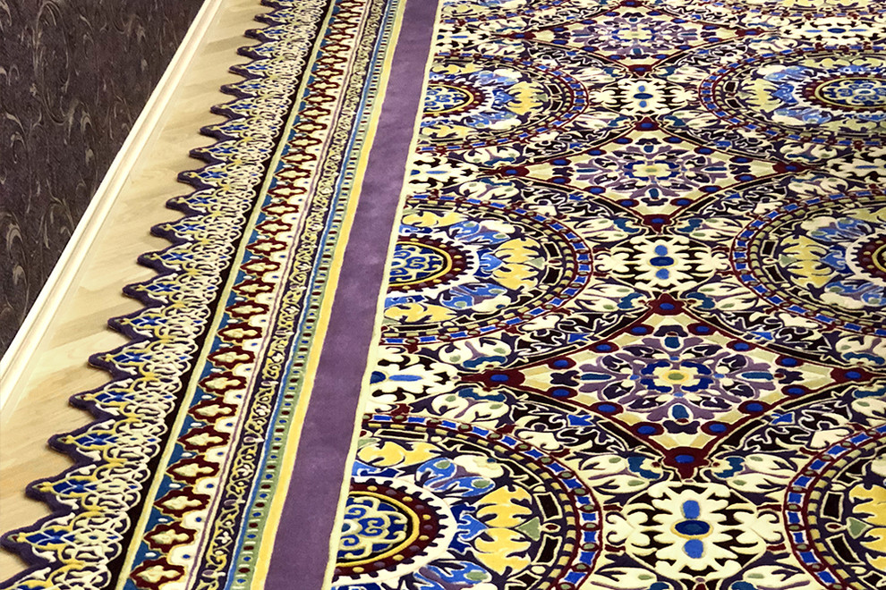 Ковер в кабинет в восточном стиле