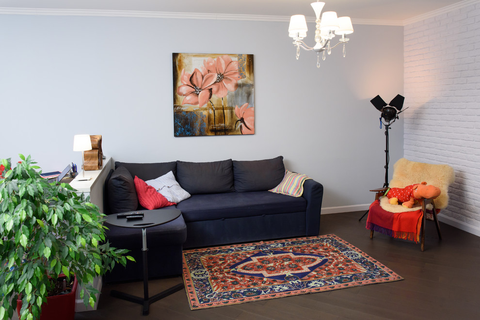 Сливочное настроение. Квартира для молодой семьи на ул. Кастанаевская. Гостиная