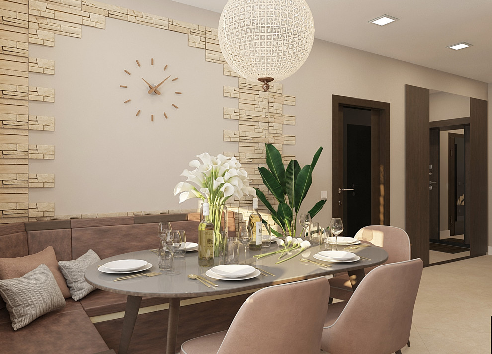 Дизайн-проект однокомнатной квартиры г. Тверь ул. Румянцево