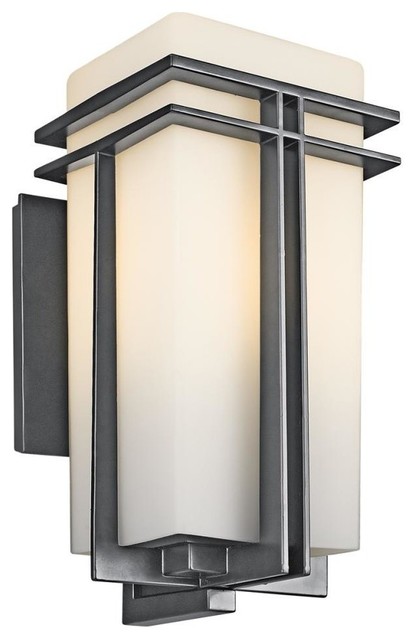 1-Light Black (Painted) Wall Lantern