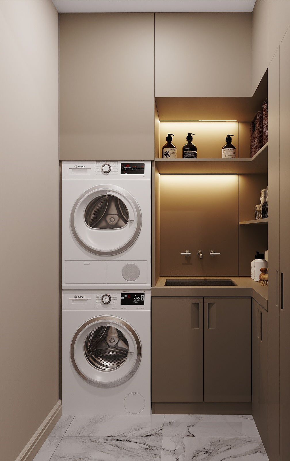 Дизайн постирочной