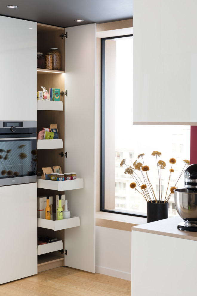 Inspiration pour une cuisine design.