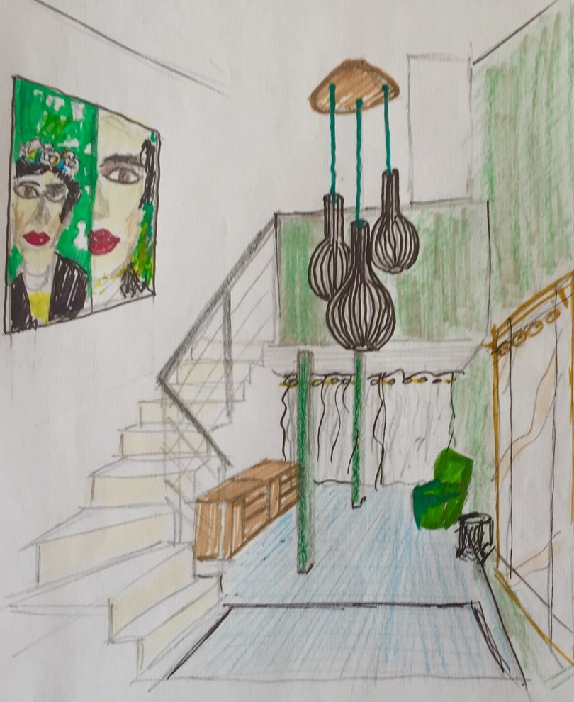 ENTREE MAISON CONTEMPORAINE