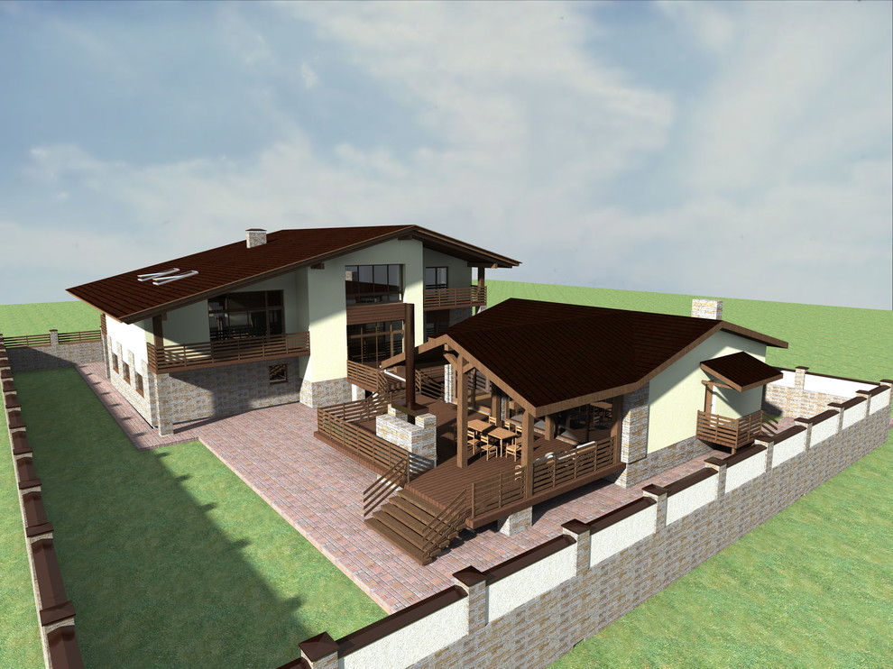 Дом с банным комплексом