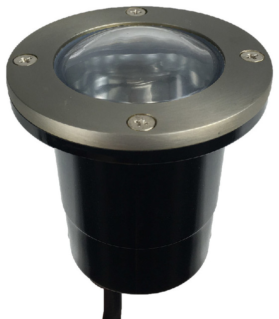 12V Composite Ground Well Light With Open Face Cover Contemporary Inground And Well Lights