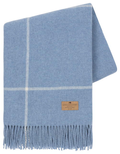Windowpane Cashmere Throw Transitional Throws by Lands Downunder