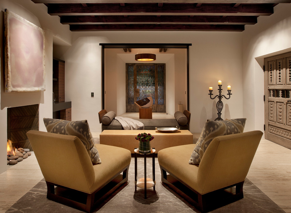 Inspiration for a contemporary living room in Santa Barbara.