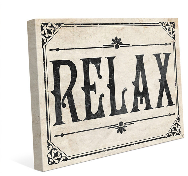 Rustic Relax on Paper Pattern Wall Art Print Contemporary Prints