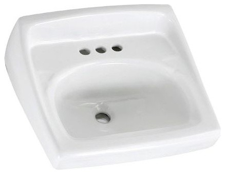 American Standard 0356.028 Lucerne 20-1/2" Wall Mounted Porcelain - White