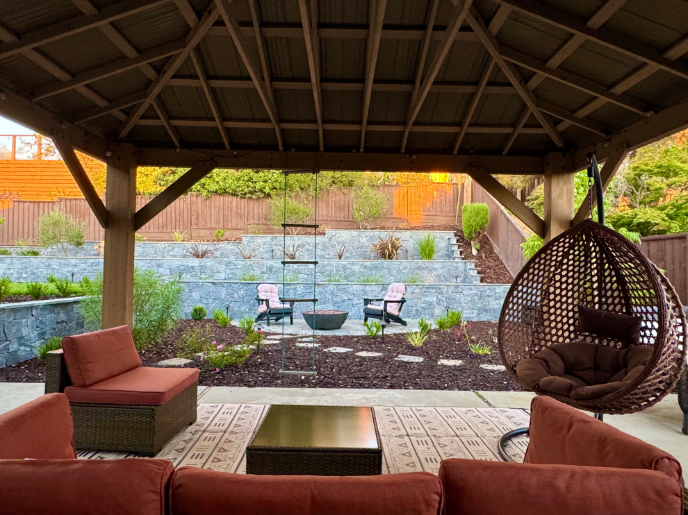 Los Gatos Family Home  Backyard