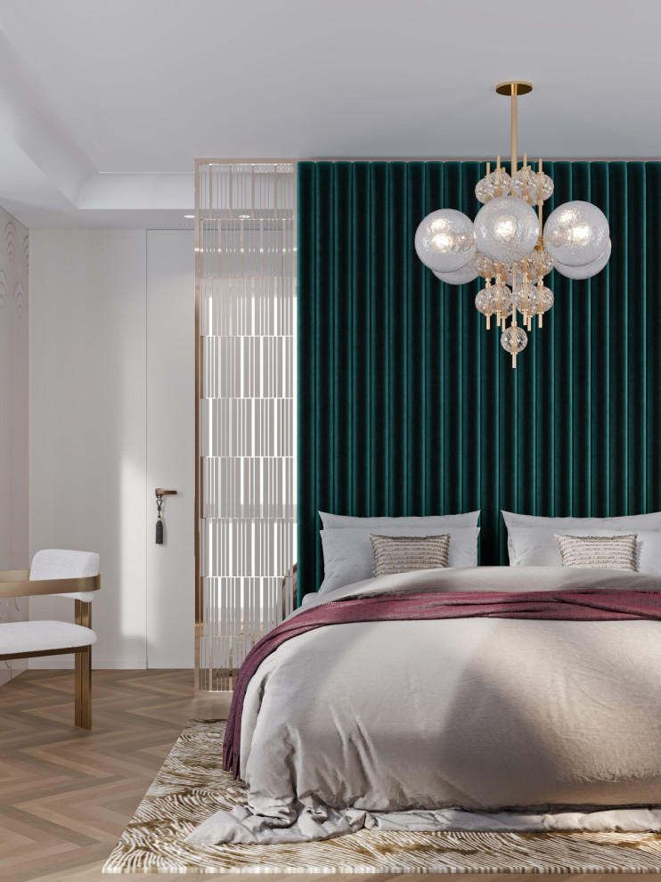 Интерьер в стиле ар-деко в ЖК Пресня Сити