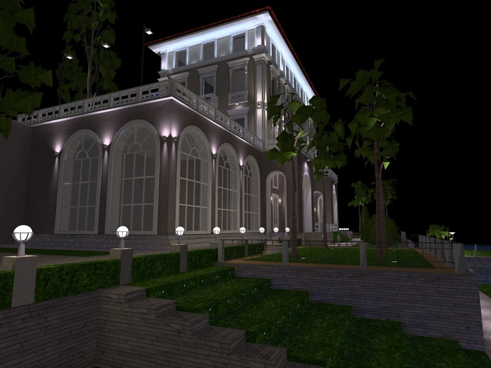 Дизайн проект освещения Villa Laglio