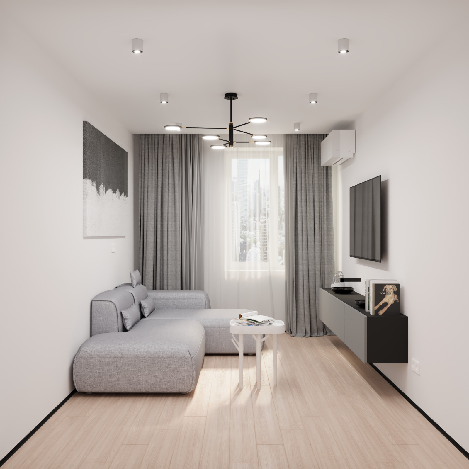 Комфортный интерьер для семьи с ребёнком: функциональные решения на 40 м²