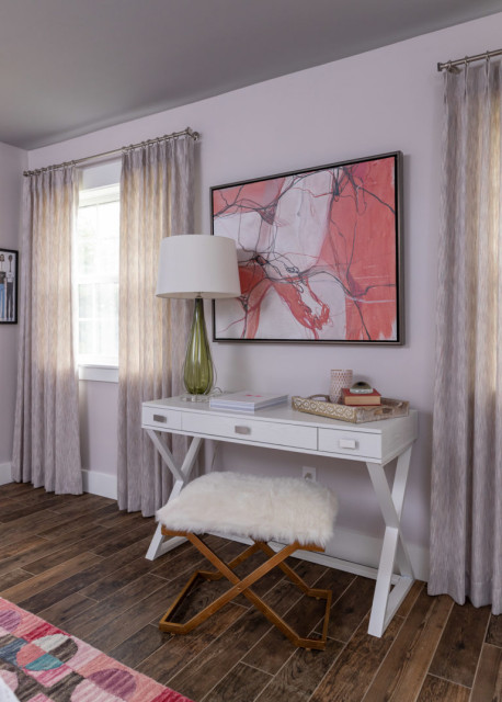 Colorful Coastal Home eclectic-bedroom