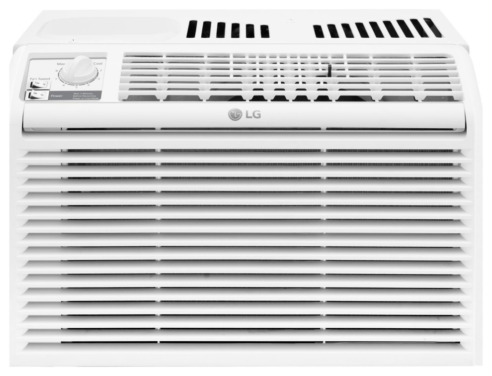 LG Window Air Conditioner with 5000 Cooling BTU Modern Air Conditioners by Appliances
