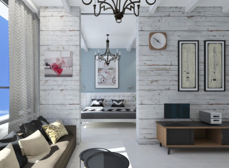 Спальня лофт Петергофское шоссе