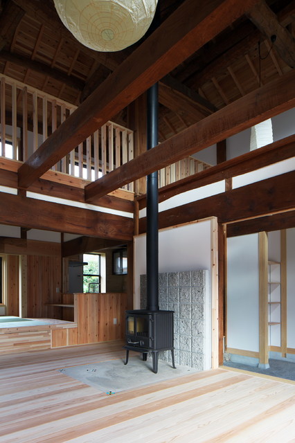 仁崎の家 japones-sala-de-estar