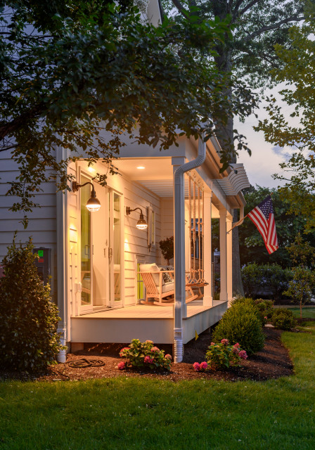 Historic Renovation & Addition coastal-veranda