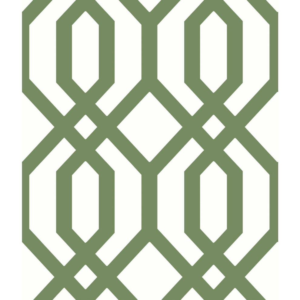 Gazebo Lattice Peel & Stick Wallpaper - Contemporary - Wall Decals - by