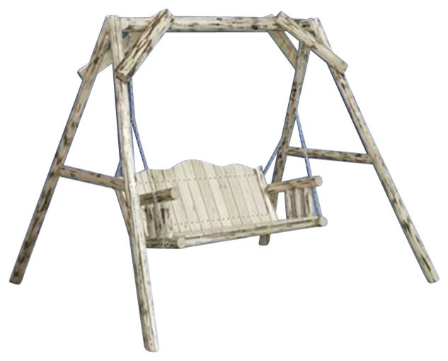 Montana Woodworks Mwlsv Montana Lawn Porch Swing With Grade Oil Exterior