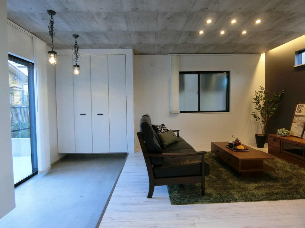 Modern living room in Osaka.