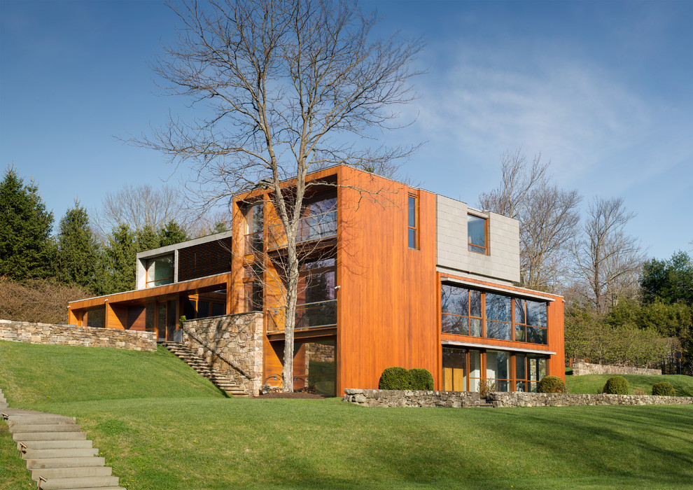 New Canaan Modern Homes Moderne New York par Michael Biondo