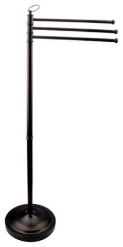 Kingston Brass CC202 Vintage 3 Bar Towel Stand - Oil Rubbed Bronze
