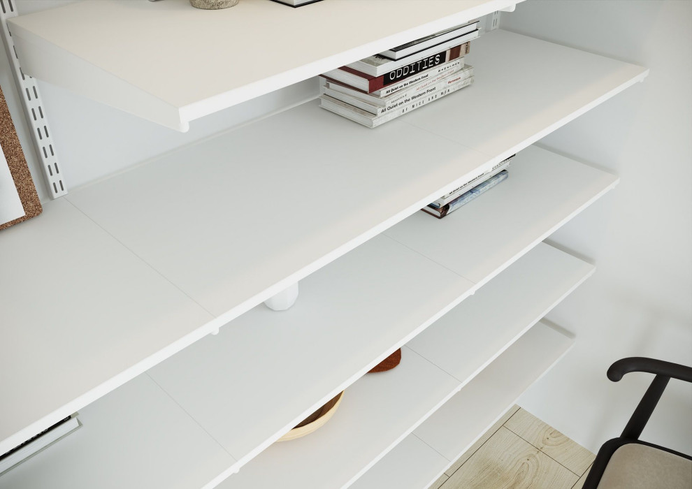 СИСТЕМА ПОЛОК В НИШЕ ПОД ЛЕСТНИЦЕЙ