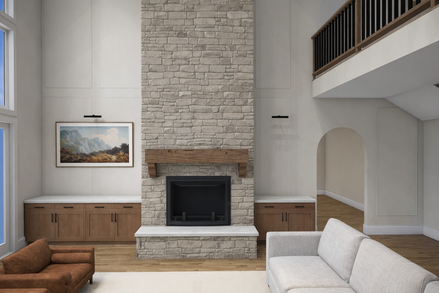 Teton Mountian farmhouse