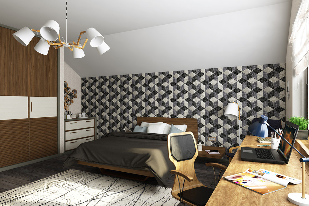 Спальня на мансарде