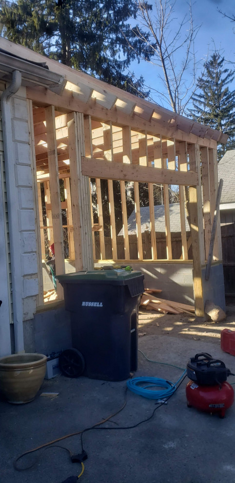 Addition Project Block Foundation