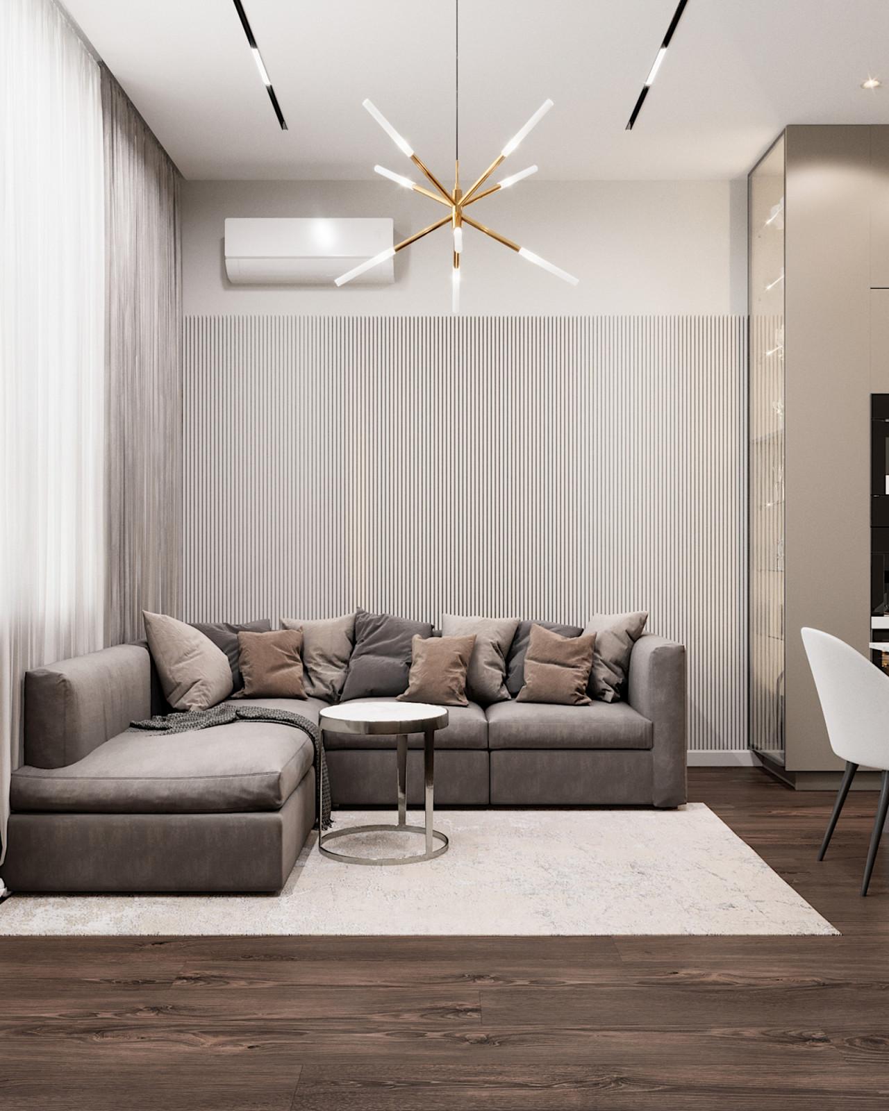 Уютная квартира на Серебрякова 84,8 кв м