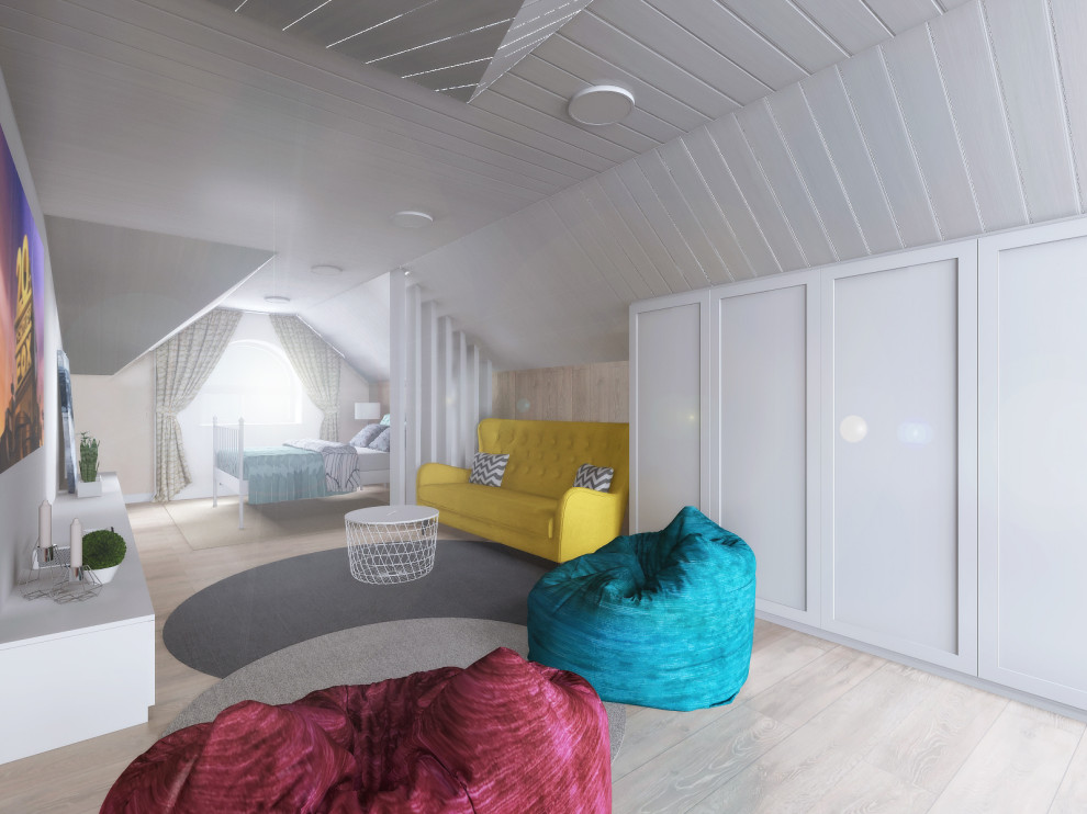 Детская на мансарде