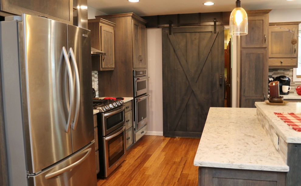 Inspiration for a rustic kitchen remodel in DC Metro