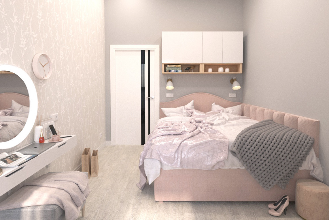 Визуализация дизайн-проекта 3-х комн. квартиры