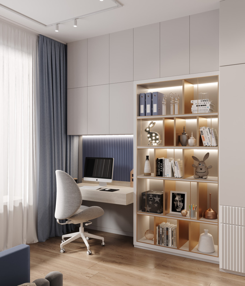 Квартира 127 кв.м. в современном стиле в ЖК Серебряный Парк.