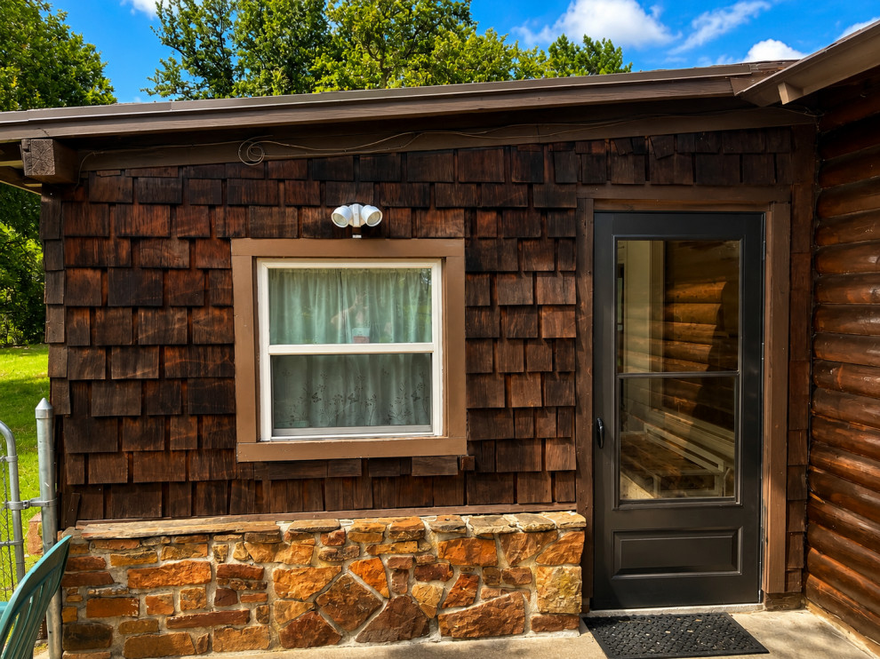 Log Home Exterior Transformation